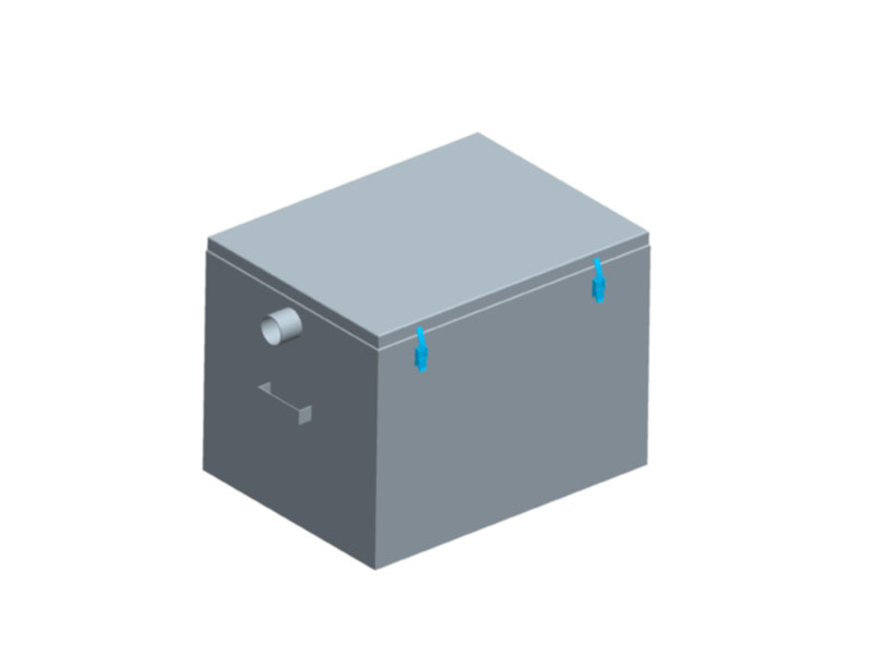 Acumulador de grasas bajo fregadero inox