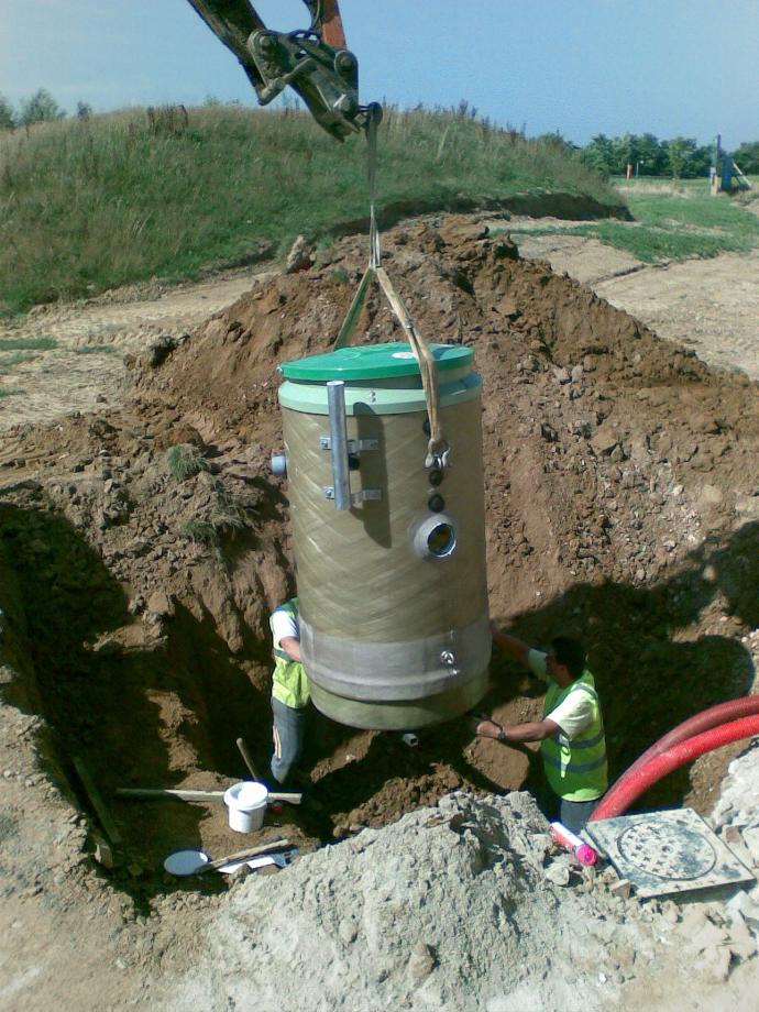 Empresa con Tratamiento agua enterrado
